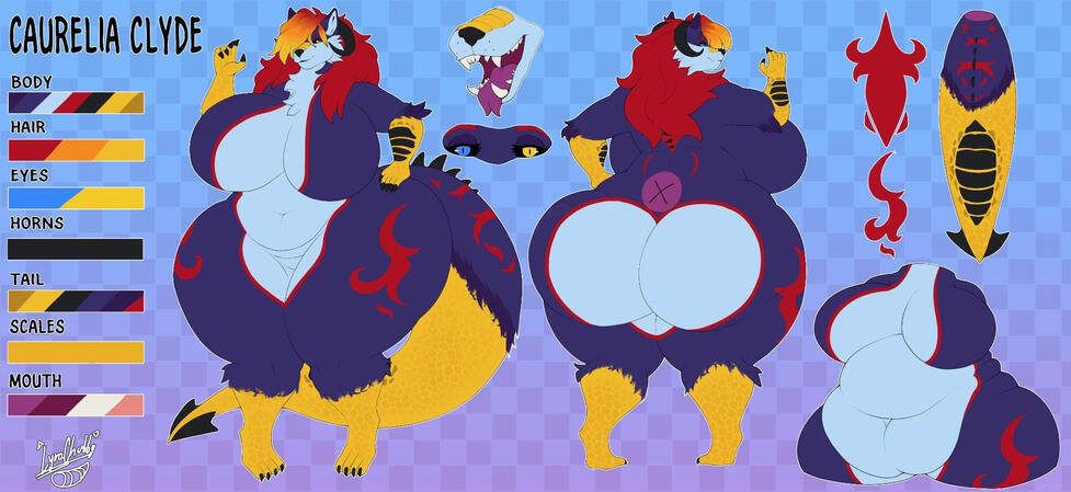 Cora SFW Ref Sheet