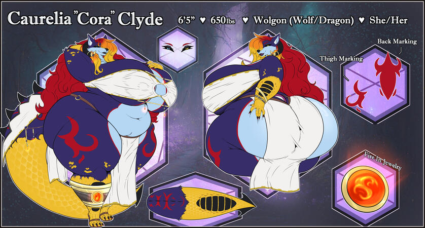 Cora SFW Ref Sheet